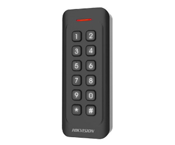 【?？低旾D密碼門禁讀卡器】?？低旽IKVISION數字鍵盤門禁ID讀卡器DS-K1802EK